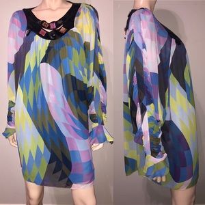 Matthew Williamson Silk Shift Dress 14